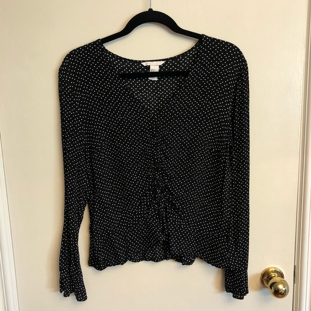 H&M polka dot blouse